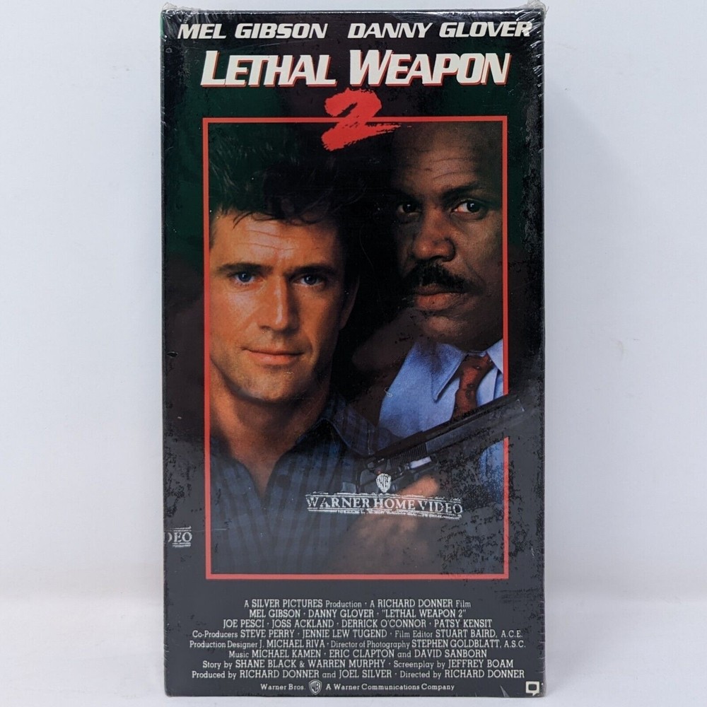Lethal Weapon 2 (VHS, 1989) Original First Print Factory Sealed With Watermarks